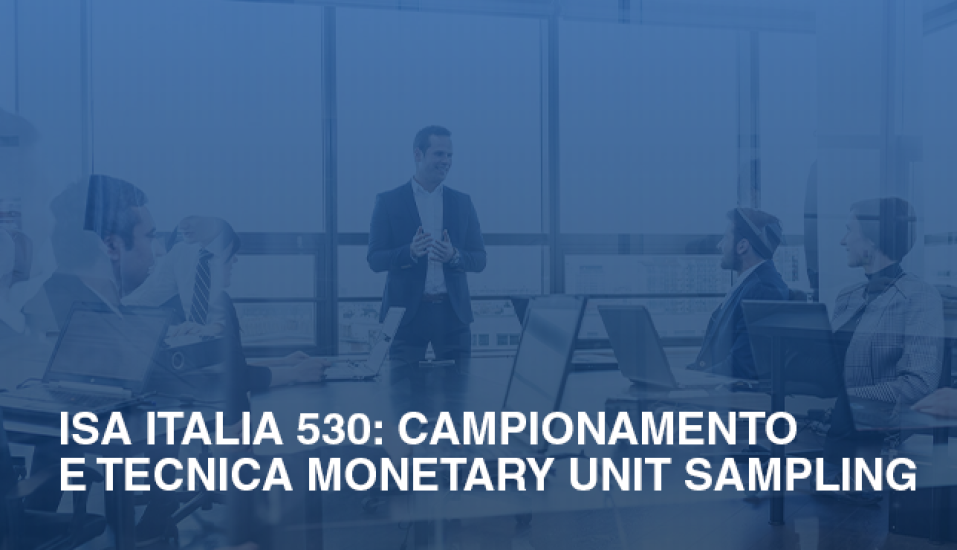 Isa Italia 530 campionamento e tecnica Monetary Unit Sampling b111c450